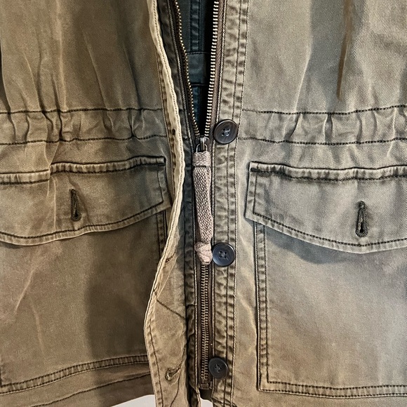 Lucky Brand Military Jacket, Green in Small - Picture 2 of 7
